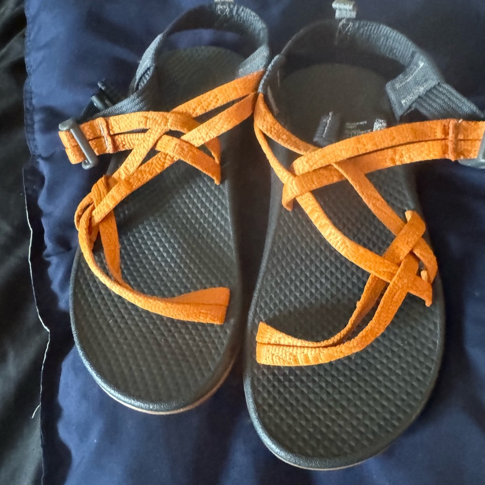 Kids Orange Sandals Chaco
